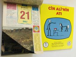 21 Şubat 2006 hediyelik orijinal Ülkü takvim yaprağı (Cin Ali kitabı hediyeli:)