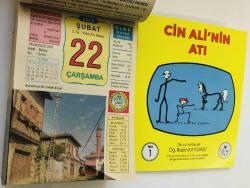 22 Şubat 2006 hediyelik orijinal Ülkü takvim yaprağı (Cin Ali kitabı hediyeli:)