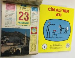 23 Şubat 2006 hediyelik orijinal Ülkü takvim yaprağı (Cin Ali kitabı hediyeli:)