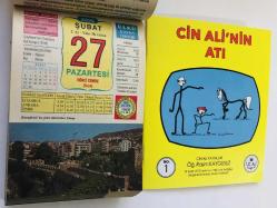 27 Şubat 2006 hediyelik orijinal Ülkü takvim yaprağı (Cin Ali kitabı hediyeli:)