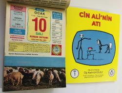 10 Ocak 2006 hediyelik orijinal Ülkü takvim yaprağı (Cin Ali kitabı hediyeli:)