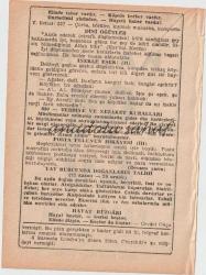 23 Kasım 1970 / Büyük Saatli Maarif Takvimi