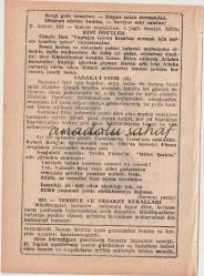 28 Kasım 1970 / Büyük Saatli Maarif Takvimi