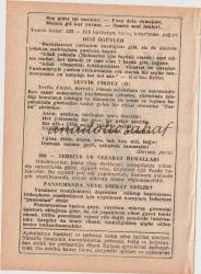 29 Kasım 1970 / Büyük Saatli Maarif Takvimi