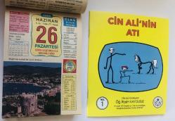 26 Haziran 2006 hediyelik orijinal Ülkü takvim yaprağı (Cin Ali kitabı hediyeli:)