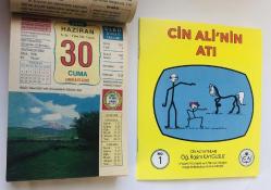 30 Haziran 2006 hediyelik orijinal Ülkü takvim yaprağı (Cin Ali kitabı hediyeli:)