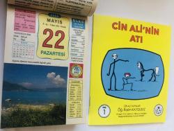 22 Mayıs 2006 hediyelik orijinal Ülkü takvim yaprağı (Cin Ali kitabı hediyeli:)