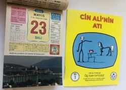 23 Mayıs 2006 hediyelik orijinal Ülkü takvim yaprağı (Cin Ali kitabı hediyeli:)