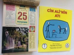 25 Mayıs 2006 hediyelik orijinal Ülkü takvim yaprağı (Cin Ali kitabı hediyeli:)