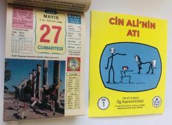 27 Mayıs 2006 hediyelik orijinal Ülkü takvim yaprağı (Cin Ali kitabı hediyeli:)