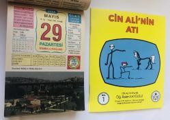 29 Mayıs 2006 hediyelik orijinal Ülkü takvim yaprağı (Cin Ali kitabı hediyeli:)