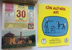 30 Mayıs 2006 hediyelik orijinal Ülkü takvim yaprağı (Cin Ali kitabı hediyeli:)