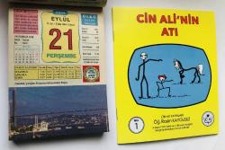 21 Eylül 2006 hediyelik orijinal Ülkü takvim yaprağı (Cin Ali kitabı hediyeli:)