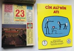 23 Eylül 2006 hediyelik orijinal Ülkü takvim yaprağı (Cin Ali kitabı hediyeli:)