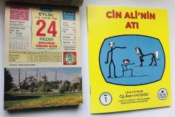 24 Eylül 2006 hediyelik orijinal Ülkü takvim yaprağı (Cin Ali kitabı hediyeli:)