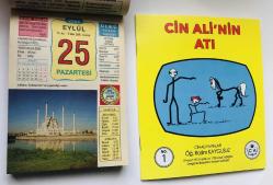 25 Eylül 2006 hediyelik orijinal Ülkü takvim yaprağı (Cin Ali kitabı hediyeli:)