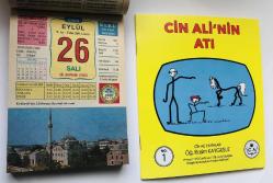 26 Eylül 2006 hediyelik orijinal Ülkü takvim yaprağı (Cin Ali kitabı hediyeli:)