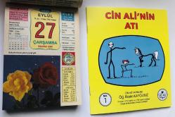 27 Eylül 2006 hediyelik orijinal Ülkü takvim yaprağı (Cin Ali kitabı hediyeli:)