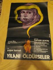 Yılanı Öldürseler Film Afişi / Poster - Yaşar Kemal, Türkan Şoray, Talat Bulut, Emir Sarıer (70x100cm)