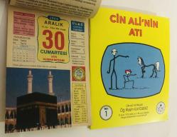 30 Aralık 2006 hediyelik orijinal Ülkü takvim yaprağı (Cin Ali kitabı hediyeli:)