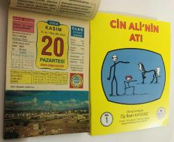 20 Kasım 2006 hediyelik orijinal Ülkü takvim yaprağı (Cin Ali kitabı hediyeli:)