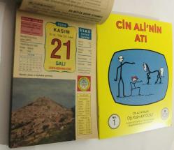 21 Kasım 2006 hediyelik orijinal Ülkü takvim yaprağı (Cin Ali kitabı hediyeli:)