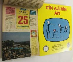 25 Kasım 2006 hediyelik orijinal Ülkü takvim yaprağı (Cin Ali kitabı hediyeli:)