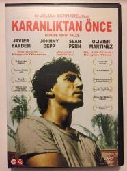 Johnny Depp * Javier Bardem * Before Night Falls DVD - Karanlıktan Önce DVD