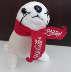 Efemera - Coca Cola Fok Oyuncak-  Coca Cola Peluş Fok Balığı Lisanslı Figür - 24*cm - kitantik - kitaLog