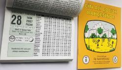 28 Ekim 2007 hediyelik orijinal Diyanet takvim yaprağı (Cin Ali kitabı hediyeli:)