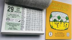 29 Ekim 2007 hediyelik orijinal Diyanet takvim yaprağı (Cin Ali kitabı hediyeli:)