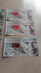 ÖZEL BASIM ATATÜRK HATIRA PARA SETİ 6 ADET + STAND SIFIR