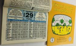 29 Haziran 2008 hediyelik orijinal Hizmet takvim yaprağı (Cin Ali kitabı hediyeli:)