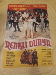 Efemera - Renkli Dünya Film Afişi / Film Poster - 1980 - Orhan Aksoy, Gülşen Bubikoğlu, Erol Evgin, İzzet Günay(70x100cm) - kitantik - kitaLog