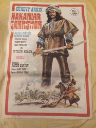 Efemera - Hakanlar Çarpışıyor Film Afişi - 1977 - Cüneyt Arkın, Bahar Erdeniz, Reha Yurdakul, Turgut Özatay, ( 70x100cm) - kitantik - kitaLog