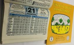 21 Nisan 2008 hediyelik orijinal Hizmet takvim yaprağı (Cin Ali kitabı hediyeli:)