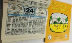 24 Nisan 2008 hediyelik orijinal Hizmet takvim yaprağı (Cin Ali kitabı hediyeli:)