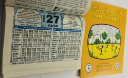 27 Nisan 2008 hediyelik orijinal Hizmet takvim yaprağı (Cin Ali kitabı hediyeli:)