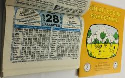28 Nisan 2008 hediyelik orijinal Hizmet takvim yaprağı (Cin Ali kitabı hediyeli:)