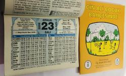 23 Aralık 2008 hediyelik orijinal Hizmet takvim yaprağı (Cin Ali kitabı hediyeli:)