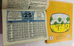 25 Aralık 2008 hediyelik orijinal Hizmet takvim yaprağı (Cin Ali kitabı hediyeli:)