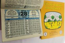28 Aralık 2008 hediyelik orijinal Hizmet takvim yaprağı (Cin Ali kitabı hediyeli:)