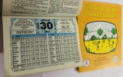 30 Aralık 2008 hediyelik orijinal Hizmet takvim yaprağı (Cin Ali kitabı hediyeli:)