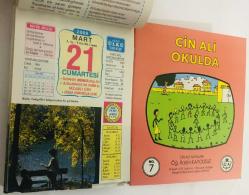 21 Mart 2009 hediyelik orijinal Ülkü takvim yaprağı (Cin Ali kitabı hediyeli:)