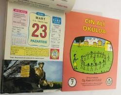 23 Mart 2009 hediyelik orijinal Ülkü takvim yaprağı (Cin Ali kitabı hediyeli:)