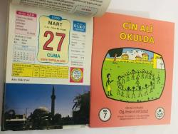 27 Mart 2009 hediyelik orijinal Ülkü takvim yaprağı (Cin Ali kitabı hediyeli:)