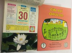 30 Mart 2009 hediyelik orijinal Ülkü takvim yaprağı (Cin Ali kitabı hediyeli:)