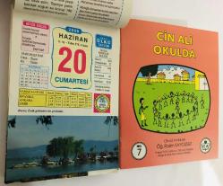 20 Haziran 2009 hediyelik orijinal Ülkü takvim yaprağı (Cin Ali kitabı hediyeli:)