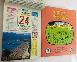 24 Haziran 2009 hediyelik orijinal Ülkü takvim yaprağı (Cin Ali kitabı hediyeli:)