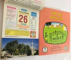 26 Haziran 2009 hediyelik orijinal Ülkü takvim yaprağı (Cin Ali kitabı hediyeli:)